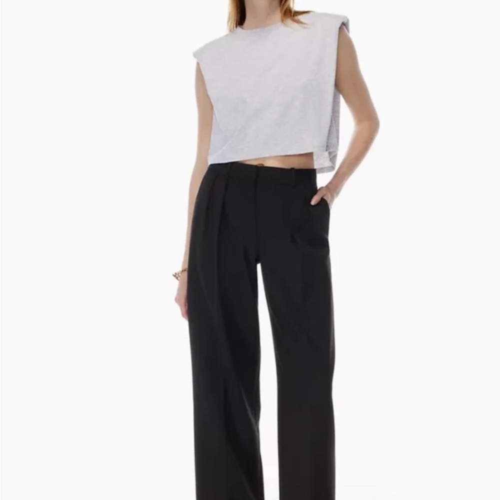 ARITZIA Babaton pleated wide leg pants